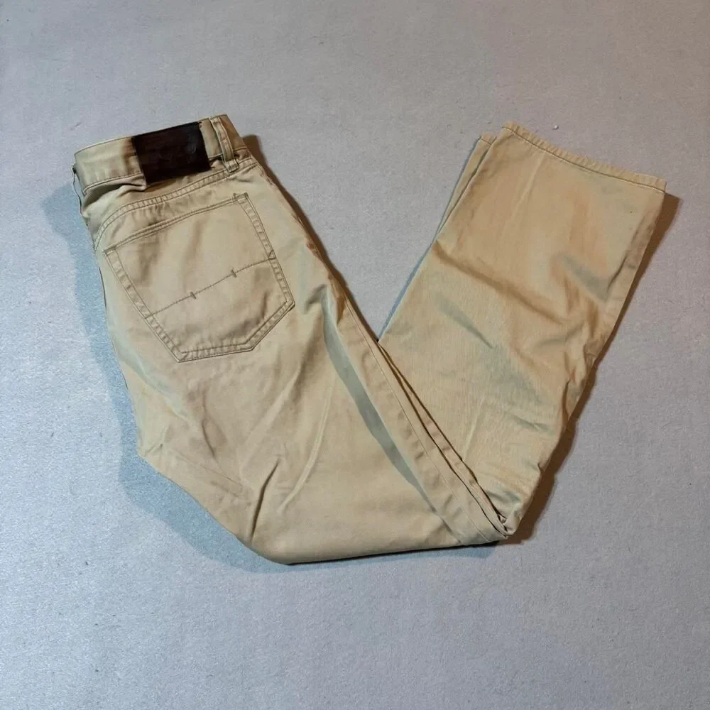 Polo-ralph-lauren Men's Cream and Tan Trousers